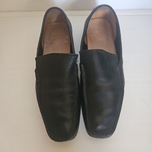 Burberry Women’s Black Leather Loafers – Size 39 EU / 9 US